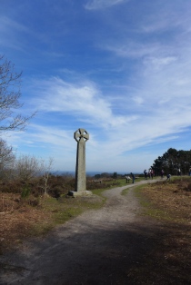 A cross to keep away the ghosts from Gibbets Hill