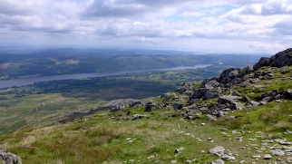View with Lake Coniston from the Old Man of Coniston